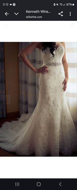 Kenneth Winston Wedding Dress Size 2