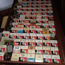 2 Full Leather Carrying Cases Of New Tubes And Transmitters 