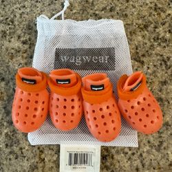 🐾 WagWellies® Mojave Dog Boots – Neon Orange (XXS/XS)