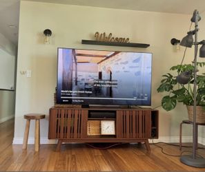 Mid century modern tv stand