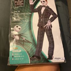 Kids Jack Skeleton Costume