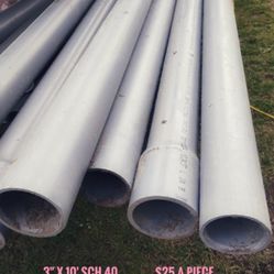 3" x 10' Schedule 40 PVC Electrical Conduit 