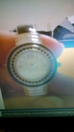 Brand new in box, Avon fancy sparkling cuff watch black