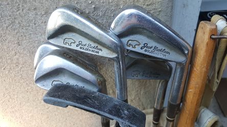 Vintage golf clubs