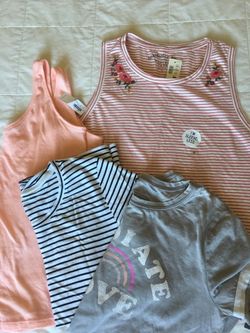 School /summer shirts & tanks Girls sz sm, lg, xl
