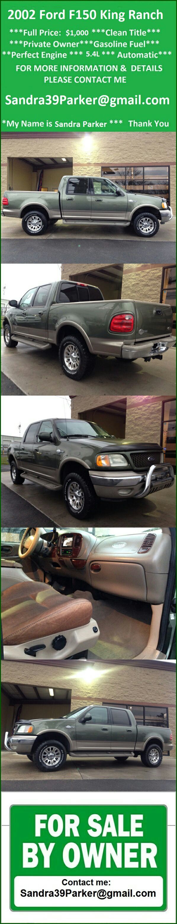 2002 Ford F-150 King Ranch VERY-LOW MILES!!! CLEAN!!!!