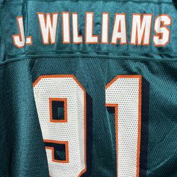 J Williams Miami Dolphins NFL Reebok football jersey, men XL