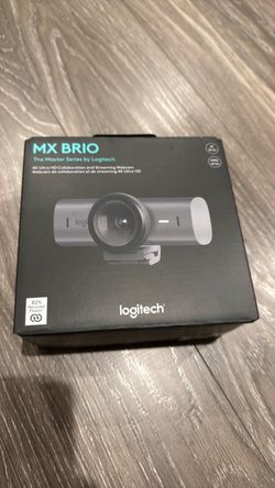 Logitech MX Brio Ultra HD 4K Webcam Collaboration and Streaming - Graphite