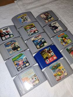Nintendo 64 Games N64 Video Game Collection