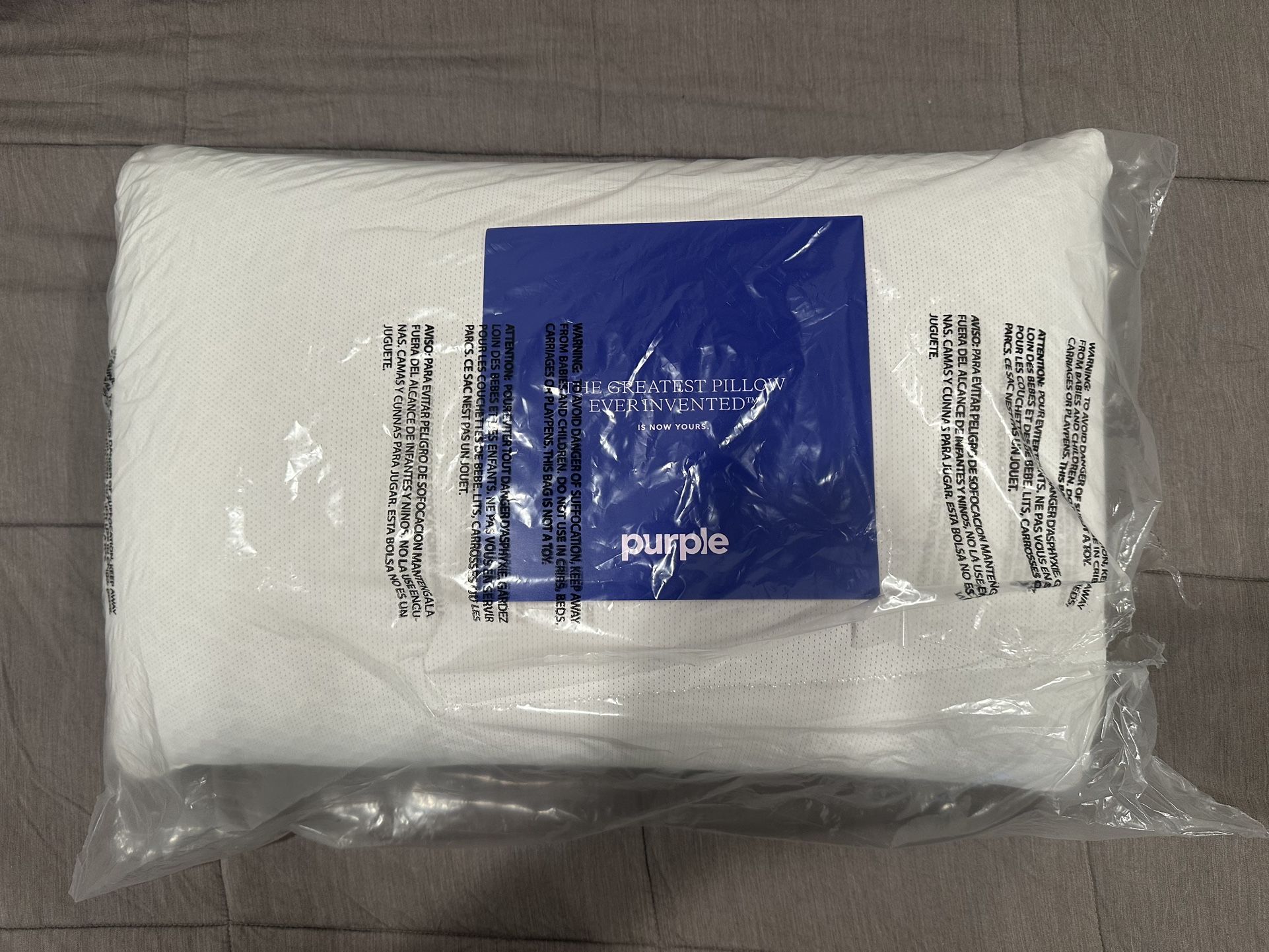 Purple Harmony Pillow standard height