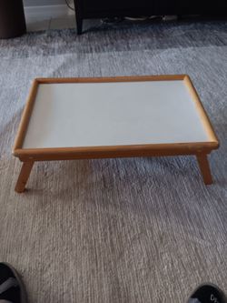 Bed Tray Table, folding legs