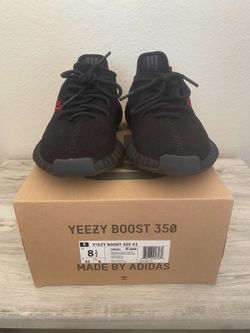 adidas Yeezy Boost 350 V2 (Men Size 8.5 - Color Black Red)