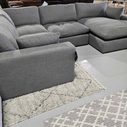 Elyza 4 PC Modular Sofa,  Furniture Couch Livingroom Sectional 