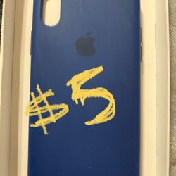 USED OTTERBOX IPHONE XS/X CASES - $5 EACH Used Otterbox Statement Case for IPhone XS/X Clear with Black Leather Used Otterbox Statement Case for I