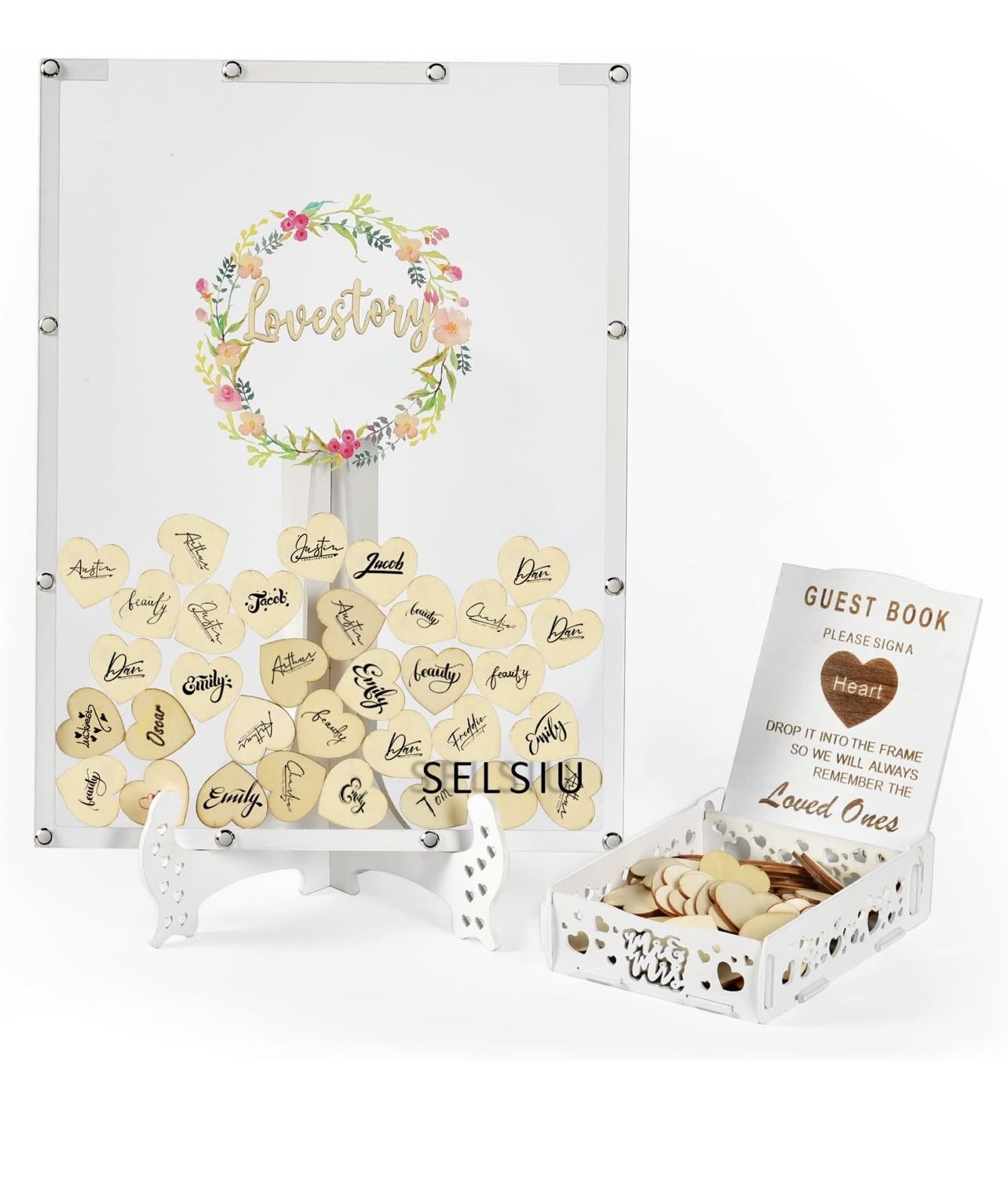 Wedding Guest Book Alternative, 11.8x15.7