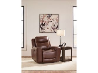 Next Move Mahogany PWR Recliner/ADJ Headrest