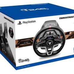 Racing chair and Racing steering wheel and pedals