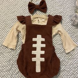 Baby Girl Football Outfit 