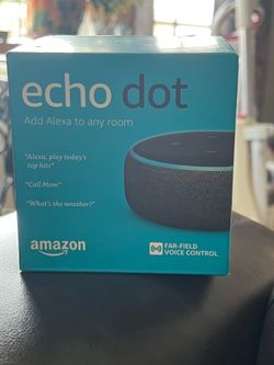 echo dot 3rd generation, NIB, box still sealed
