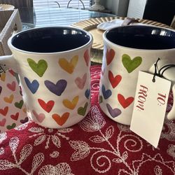 ☕❤️ Heart Design Mugs – Valentine’s Special