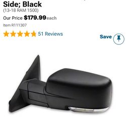 2016 Ram 1500 Driver Mirror