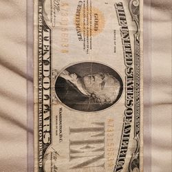 $10 Gold Certificate 