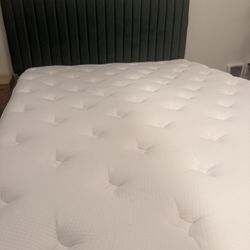 Queen Bed frame And Mattress