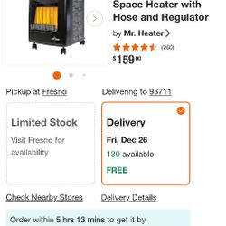 18000 BTU Heater
