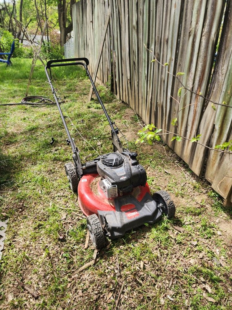 Lawnmower And Clothesline