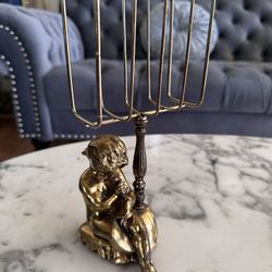 Vintage Brass Napkin Holder