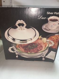 Silver Plated Duo Server Set