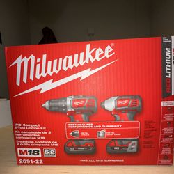 Milwaukee M18 Compact 2-Tool Combo Kit