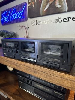 🔥 VINTAGE 1989 JVC TD-W103 DUAL CASSETTE DECK | FULLY SERVICED & CALIBRATED