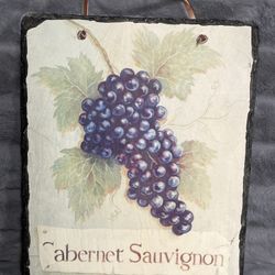 Cabernet Sauvignon Wall Sign
