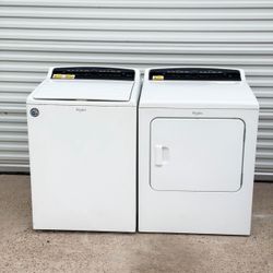 Whirlpool Cabrio Washer and Electric Dryer w/ Warranty