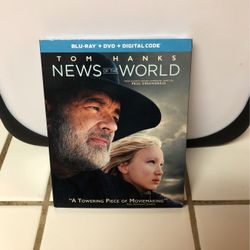 New  Blu- Ray DVD News of The World  PUO