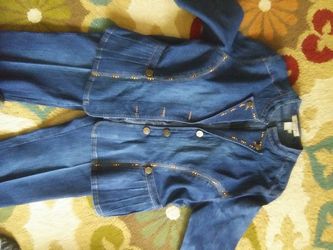 2pc jean and jacket 16/18
