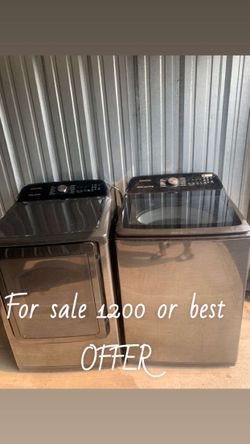 Samsung washing machine and dryer