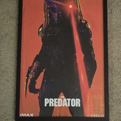 The Predator Regal IMAX Poster 13x19 with Frame