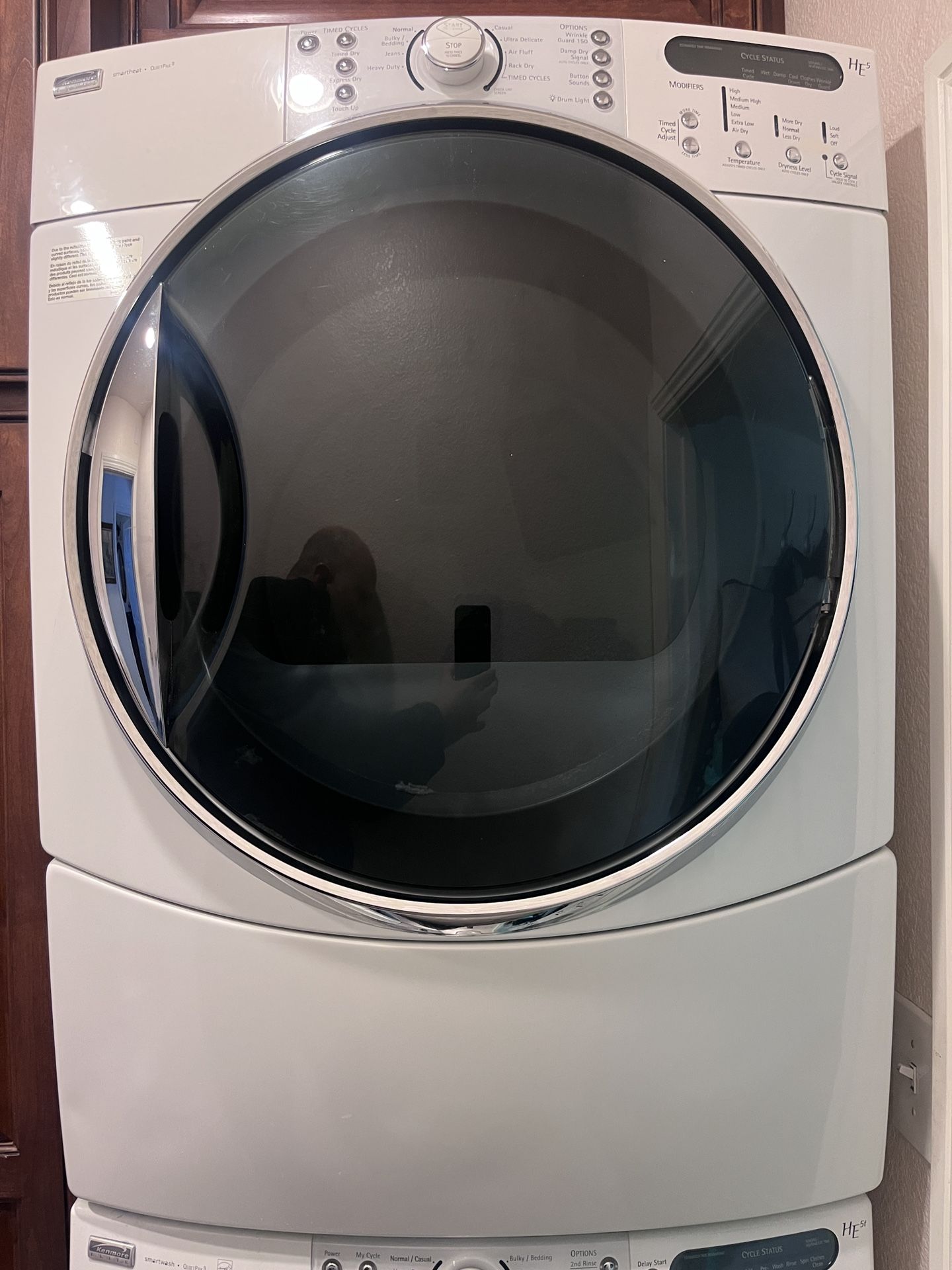 Gas dryer kenmore elite 