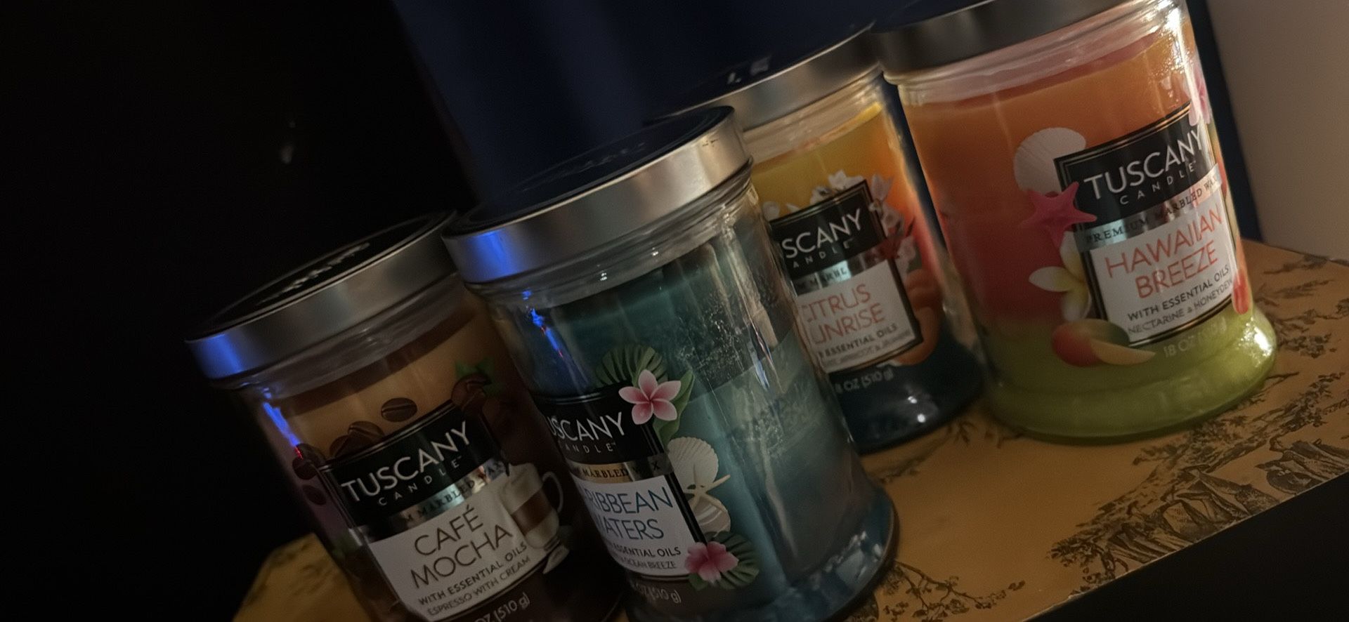 4x New Candles