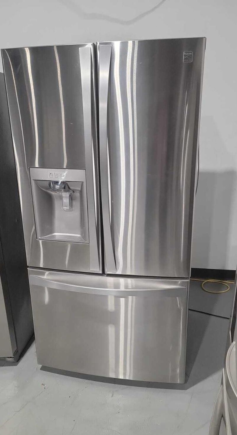 Kenmore 3 Door Stainless Steel Refrigerator