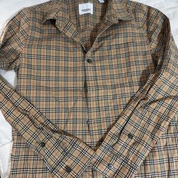 Burberry Shirt Boys Size 10