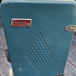 Vintage Coleman Upright Ice Chest