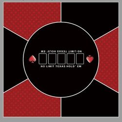 63"x 63" POKER  TABLE  LAYOUT