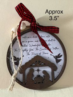 Christmas Nativity Ornament