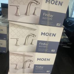 Findlay 8 in. Widespread 2-Handle Bathroom Faucet in Spot Resist Brushed Nickel (Valve Included)