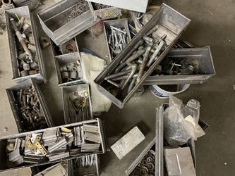 Drawer And Tons Of Washers Nuts Bolts Nails