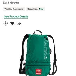 Supreme X The North Face Packable Back Pack/Waist Bag
