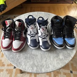 Air Jordan 1’s and 6’s Size 12 $250  OBO